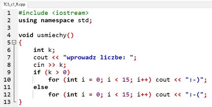 Więcej na temat stosowania funkcji w językach C++ i Python ...