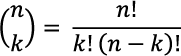 Text Box: Funkcja KOMBINACJE(n;k) podaje wartość symbolu Newtona dla pary liczb naturalnych n i k.