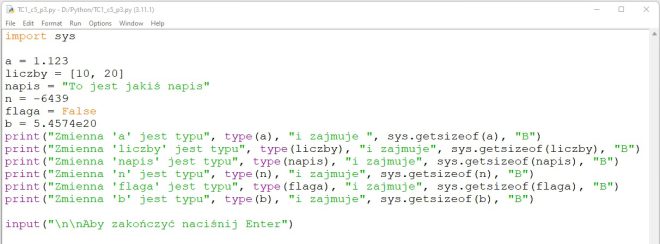 Temat C2. Wybrane struktury danych w językach C++ i Python ...